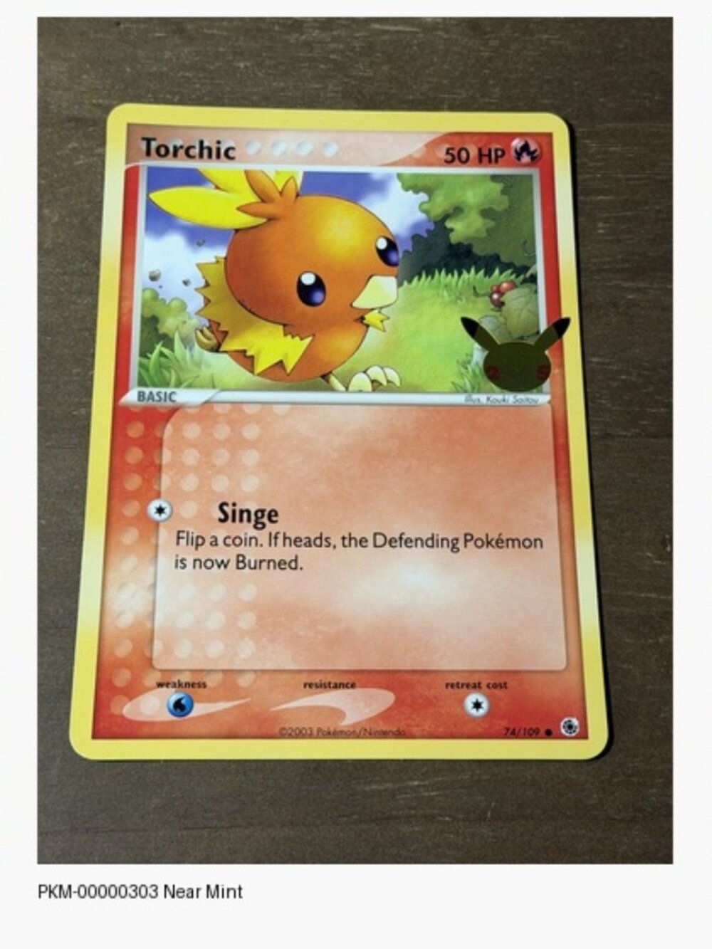 Pokemon Hoenn Starter Trio Mudkip Torchic Treecko JUMBO English Lot